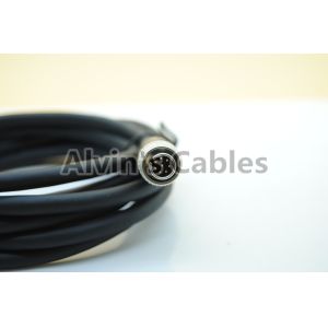 Standard RJ45 Cat6 Data M12 Cable Assembly To Hirose Original 8 Pin High Flex