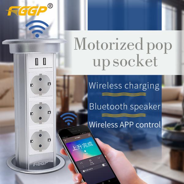 Quality Table Mounted Motorized Pop Up Socket With USB Type C For Conference wholesale