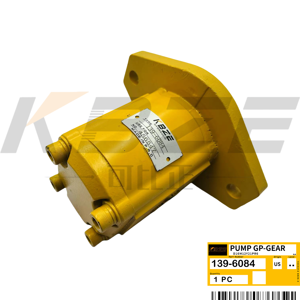 KBZE BRAND CAT IT38G 938G 950G CA1396084 139-6084 1396084 HYDRAULIC GEAR PUMP