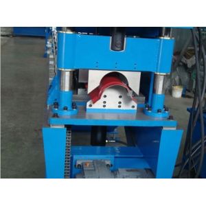 20 Roller Stations Roof Ridge Cap Roll Forming Machine Forming Speed 15m Per