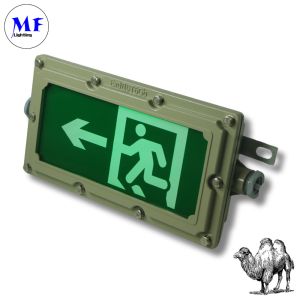Durable Explosionproof LED Emergency Exit Light 70°C High Temp Resistant IP65