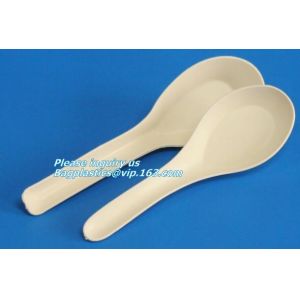 5.5 inch BPA FREE Spork Biodegradable Plastic PLA Fork Spoon Combination Corn