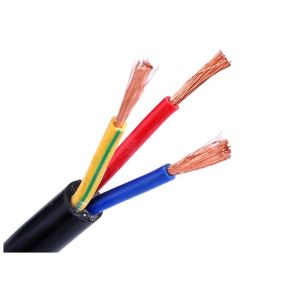 PVC Insulation / Sheathed Eletrical Cable Wire Three Core Cables Acc.To IEC