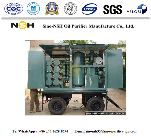 Quality Mobile Vacuum Transformer Oil Regeneration Unit 6000L / H Filtration Machine wholesale