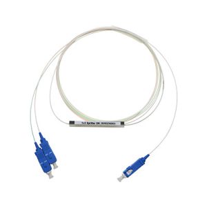 Cheap Waterproof SC LC Fiber Optic Spliter 1x2 Single Mode Mini Tube Type for sale