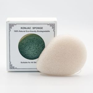 Face Exfoliating Gradient Natural Konjac Sponge No Preservatives Teardrop Bath Sponge