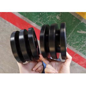 Mini Robot Rubber Tracks With Customized Wheels 123mm Width