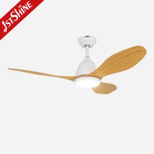 Decorative Ceiling Fan With LED Light Living Room Quiet Dc Motor