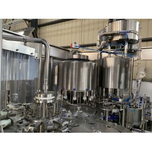 Beverage 3 In 1 Rinsing Filling Capping Machine Industrial Water Bottling