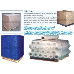Plastic Material and PE Plastic Type reusable pallet cover, opaque plastic