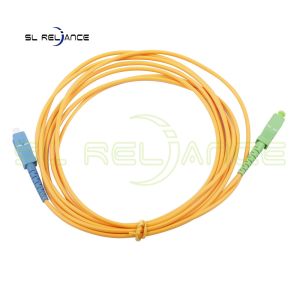 SC/APC-SC/UPC FTTB Simplex Fiber Optic Patch Cord Indoor SM Sc Fiber Jumpers