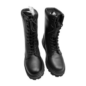 Light Weight Men's Combat Boots in Black Color with PVC Midsole and PU Upper