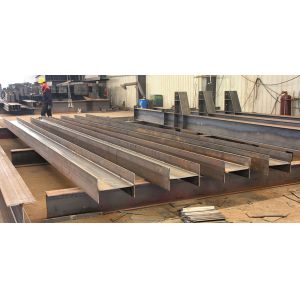 Custom Welded H Beam Structural Steel Q235B Q355B ASTM A36