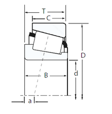 Single Row 28584/28521 Inch Taper Roller Bearing For Voltage Transformer And So On