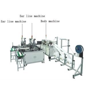 Ultrasonic Welding Servo 3 Ply Face Mask Making Machine