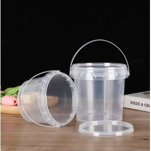 Customizable Plastic Food Bucket with Available Lid and Handle CAS/FDA/SGS