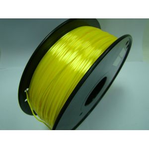 Yellow Colors 3D Printer Filament Polymer Composite ( Like Silk ) 1.75mm / 3.0mm