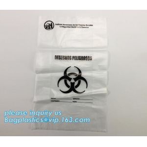 biodegradable biohazard bag/Recycled garbage bag, Polyethylene Biohazard Printed