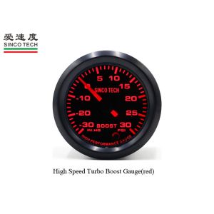 Auto Meter Turbo Boost Gauge 7 Color Turbo Sensor Kit Alumimum Material