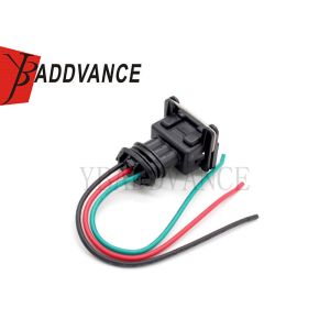 Black Auto Wiring Harness Bosh 3 Way EV1 Female Crank Cam Connector Pigtail