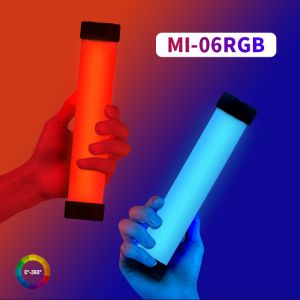 Handheld RGB Tube Studio Light Youtube Video Cameras 2700-7500k with 14 Lighting