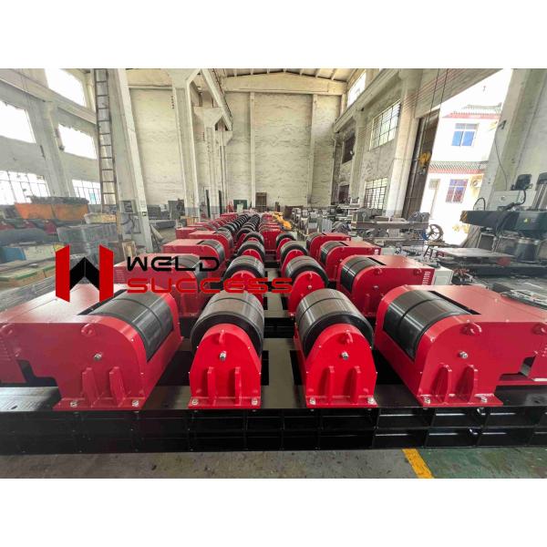 30 Ton Pipe Welding Rotator Turning Roller PU Heavy Duty Roller Stands