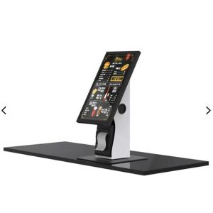 Restaurant Food Self Service POS Kiosk Information Mini Kiosk With Printer