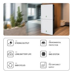 51.2v 100ah Stacked Battery Pack Lifepo4 Home Solar Energy Storage System