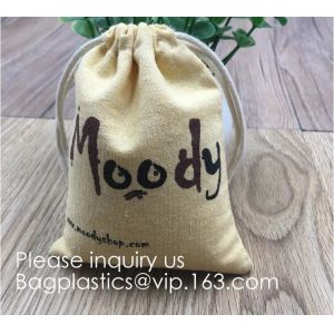 Crafts Bulk Unbleached Fabric Cloth Cotton Muslin Sachet Bags with Drawstring