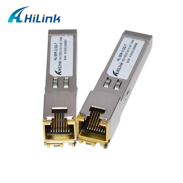 2.5GBASE-T Copper SFP Transceiver Sfp Copper SFP RJ45 Copper Transceiver