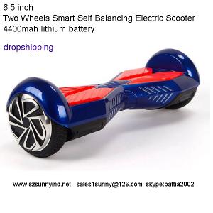 China Two Wheeled Hoverboard Two Wheel Self Balancing Scooter bluetooth Marquee red white on sale