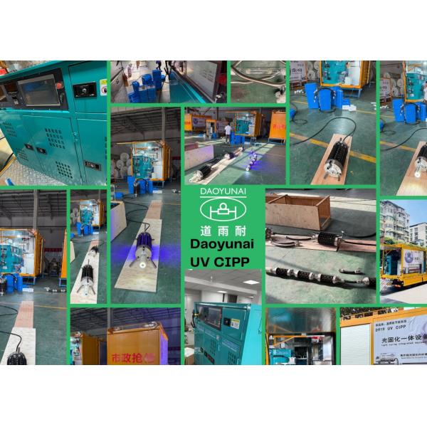 Energy-saving Low Maintenance UV Cured Cured-In-Place Pipe Lining Equipment with