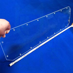 China High Light Transmittance Factory Custom Laser Perforated Quartz Glass Sheet Fused Quartz on sale