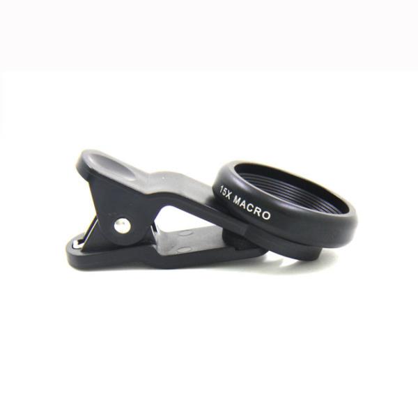 15X Smart Mobile Phone Macro Lens Aluminum Alloy Optical Glass Coating