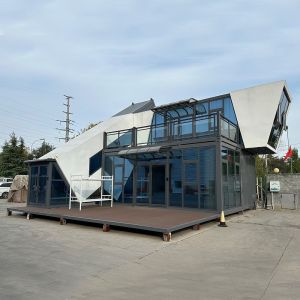 Cheap Fast and Eco Assembly Sandwich Panel Office Customizable Bedroom Container with Detachable House for sale