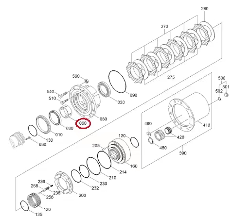 Hyunsang ZGAQ-02206 Bushing For R170W7 R170W7A R160W9A R170W9 R170W9S