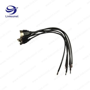 USB - A - M and 8pin housing and ul2725 AEB wire harness with Tin plating