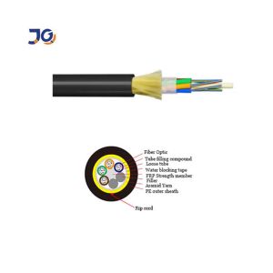 China Span 100m 48 Core SM Fiber Optic Cable ADSS For Overhead on sale