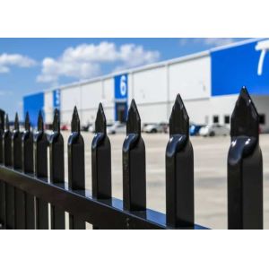 China Adjustable Modular Wrought Cast Iron Fencing Powder Coated on sale
