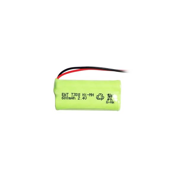 NI-MH 2.4V 600MAH Sealed Type NiMH Battery Rechargeable No Memory Effect Long