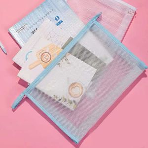 Sustainable Zipper Checkered Document Bag, Archives, Documents, Supplies, Bills,