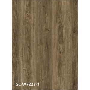 Cheap Antibacterial SPC Flooring Fireproof Oak Wood Grain GKBM Greenpy GL-W7223-1 for sale
