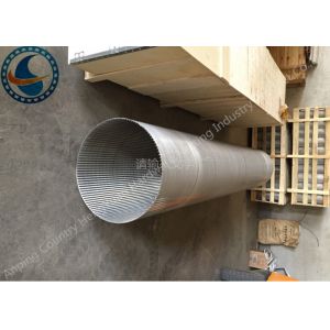 SS 304 Wedge Wire Mesh Non Clogging Capabilities High Abreaction Resistance