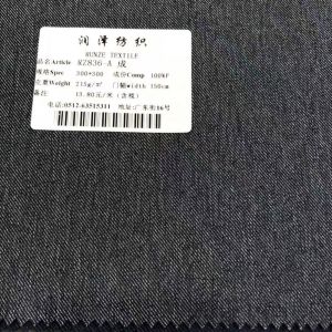 Medium Weight Polyester Twill Gabardine Denim Fabric for Textile Manufacturing