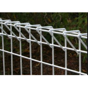 Hot - Dip Galvanized Roll Top BRC Mesh Fencing Welded Beautiful Structure
