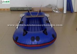 China Pool Rigid Inflatable Boats , Handing Painting Inflatable Pontoon Boats on sale