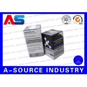Hologram Printing 10ml Vial Boxes Muscle Growth Hexahydrobenzylcarbonate ,