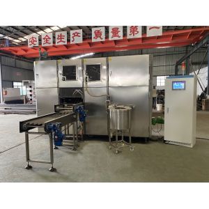 Stain Steel 12000pcs/H Waffle Cone Making Machine PLC Controlled