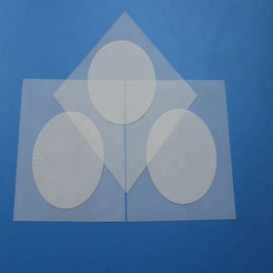 White Food Grade Nylon Mesh Filter Pieces Are Use For Rosin Pressure Filtration