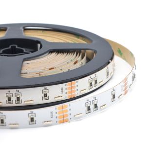 Side Emitting RGB LED Strip Lights , 020Led SMD LED Flexible Strips 60 Leds / M